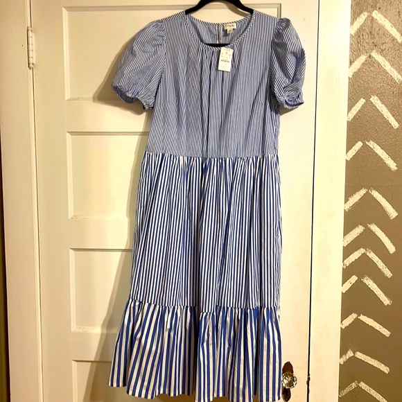 J.crew striped dress